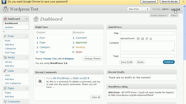 10 Wordpress short introduction of admin panel смотреть онлайн
