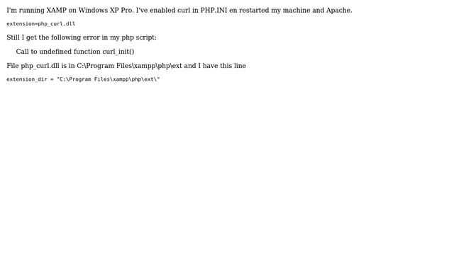 DevOps & SysAdmins: Call to undefined function curl_init() смотреть онлайн