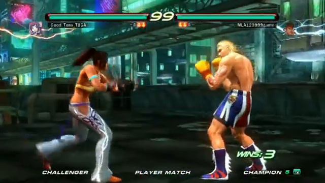 TEKKEN 6 - PS3 gameplay (player matches against MLA123999game in 2016) смотреть онлайн