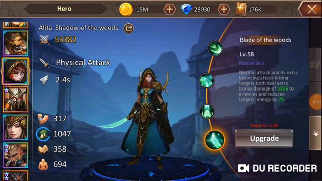 NEW HERO!! Dungeons and Heroes Alita-Shadow of the Woods!! смотреть онлайн