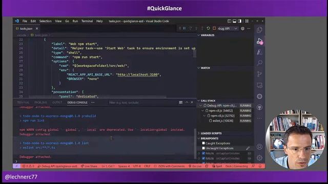 #QuickGlance - Azure Developer CLI (part 5) – Debugging the project смотреть онлайн