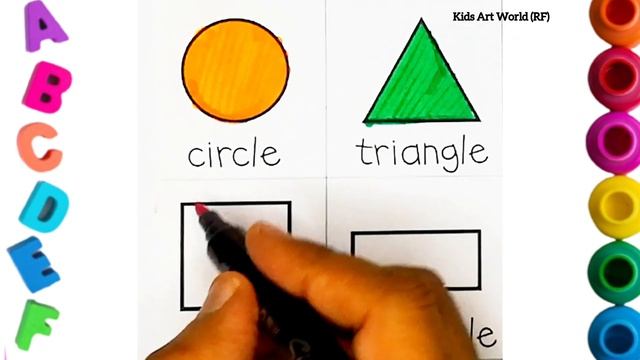 learn 2d shapes for kids, shapes Drawing, shapes colors Toddlers video || learn how to draw shapes смотреть онлайн