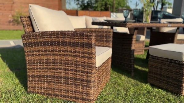 "ZOYA" плетеная мебель коричневая от интернет-магазина "Карусель Удачи"