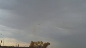 Падение ракеты "Протон-М"