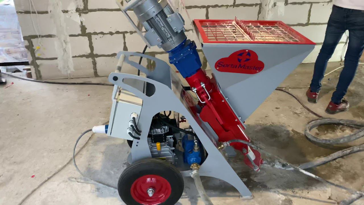 Новая штукатурная станция SertaMaster 220v