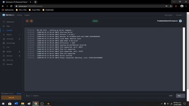 Como Instalar addons a un servidor de Minecraft Bedrock Edition | Server.pro 2021 смотреть онлайн