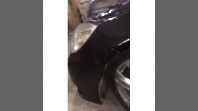 Как снять фары, бампер с мерса E220 2012год смотреть онлайн