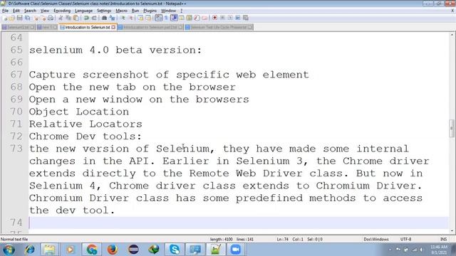 Selenium Class 1 : Introduction to Selenium смотреть онлайн