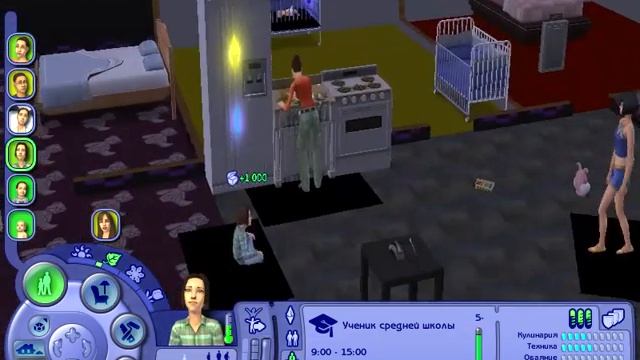 100 детей Симс 2.. Пытаемся выжить, что бы детей не забрал соцработник смотреть онлайн