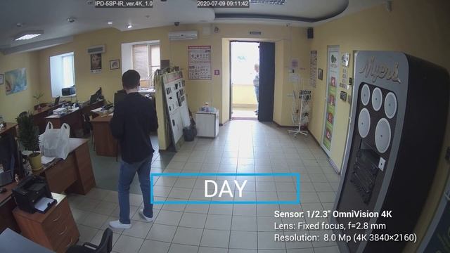 8MP IP Camera PARTIZAN IPD-5SP-IR 4K 1.0. Sensor 1/2.3 OmniVision 4K смотреть онлайн