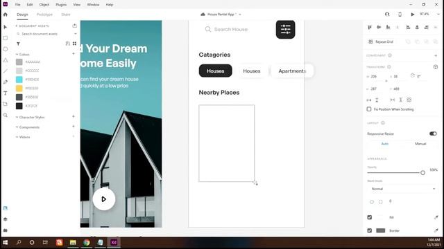 House Rental Mobile App Design and Prototype смотреть онлайн