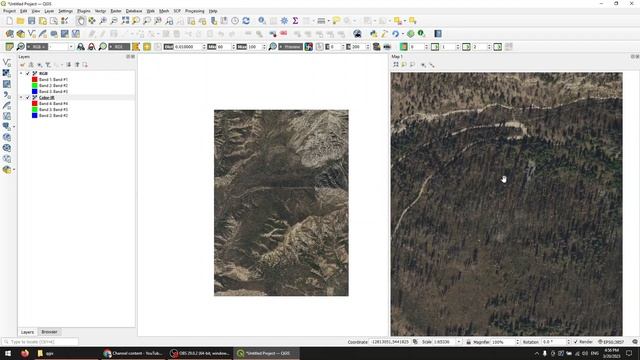 Split Screen View in QGIS смотреть онлайн