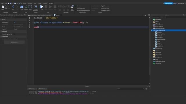 How to Make Badges for Your Game on Roblox Studio смотреть онлайн