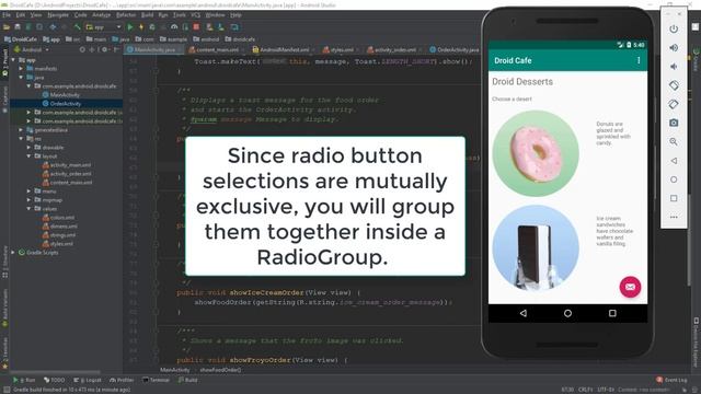Android Radio buttons Part 1 | Adding layout for radio buttons смотреть онлайн