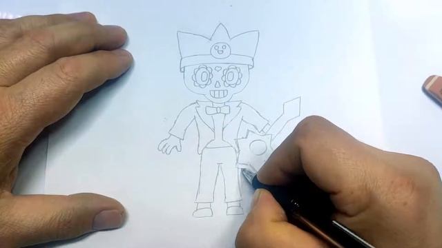 Как нарисовать Поко Стар - Brawl Stars - Рисуем скин на Поко из Бравл Старс - Brawl Stars смотреть онлайн