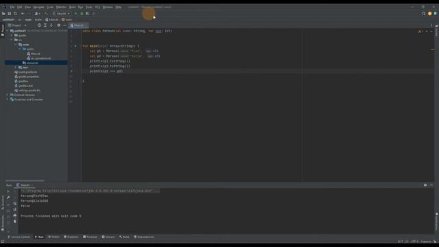 Brief Introduction to Kotlin part 12. Inheritance. Data class. смотреть онлайн
