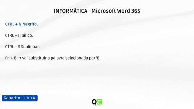 15 Questões De Microsoft Word 365 - Informática - Simulado смотреть онлайн