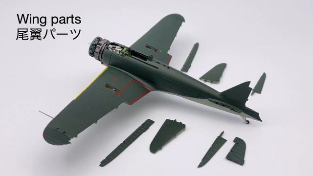 F-toys 1/72 A6M Zero fighter смотреть онлайн