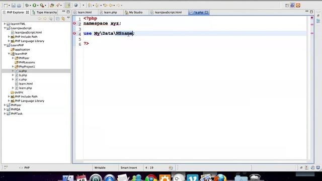 دورة PHP كاملة خطوة خطوة واحترافية للمبتدئين 126 127 use with namespace смотреть онлайн