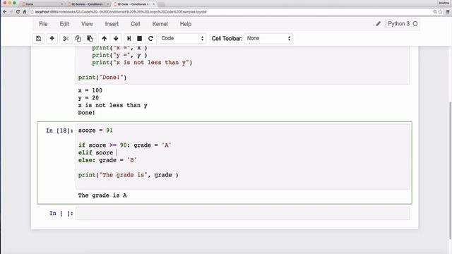 Python3 -- 14. if-elif-else statements смотреть онлайн