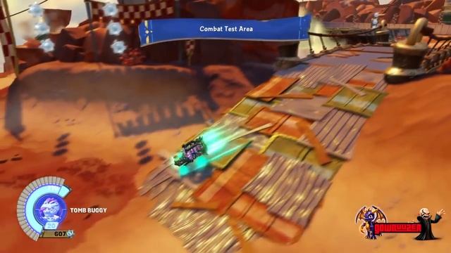 Skylanders Superchargers - Tomb Buggy All Mods GAMEPLAY смотреть онлайн