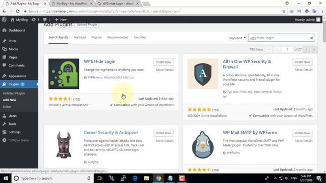 how to change wordpress login url in hindi | wordpress tutorials in hindi смотреть онлайн