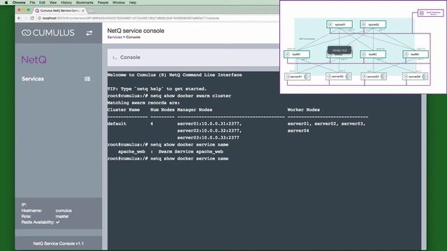 NetQ 1.1 and Host Pack: Container service visibility demonstration - Preventative scenario смотреть онлайн