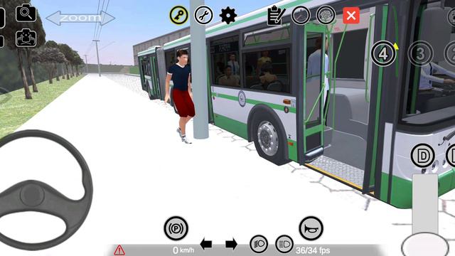 PBSU. Поездка на ЛиАЗ-6213.21 по маршруту №919 на карте RMBS Face 3. // 8 августа 2022 г. смотреть онлайн