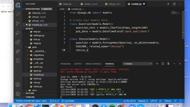 W6D4: Intro to Django (1 of 2) смотреть онлайн