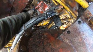 Трактор Кировец. Срезало муфту привода рулевого насоса.