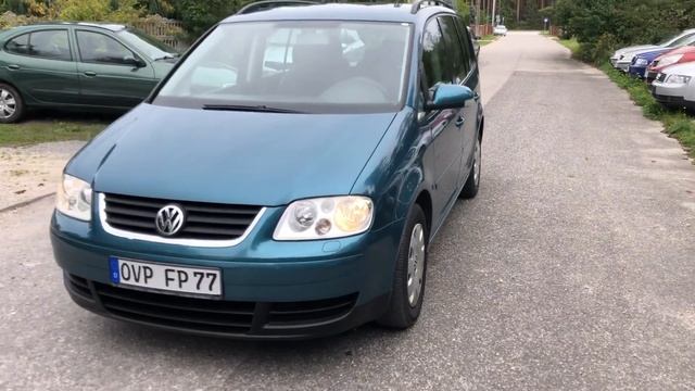 VW Touran 1.6 benzyna 2004r. смотреть онлайн