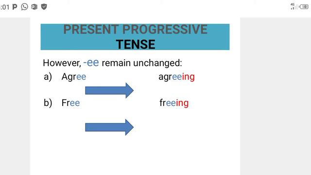 Present Progressive Tense Spelling Rules 5 смотреть онлайн