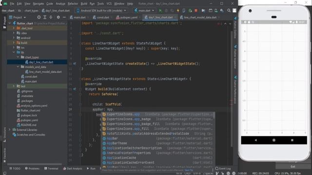 Flutter Chart Series Ep - 1 | Speed Code | Code With Nix | Syncfusion package flutter смотреть онлайн