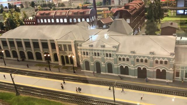 Посещение музея РЖД на Рижском вокзале. Заключительная часть. Макет смотреть онлайн