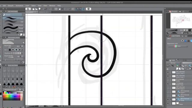 Typography/Hand Lettering with Clip Studio Paint #timelapse смотреть онлайн