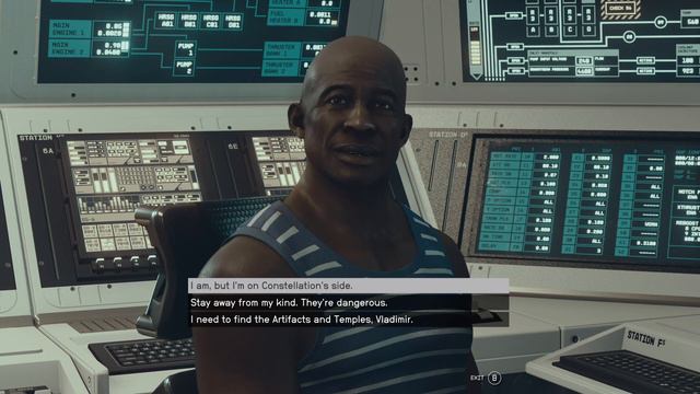 Starfield - New Game + Among The Stars: Meet Vladimir Sall on The Eye "Starborn Are You?" Gameplay смотреть онлайн