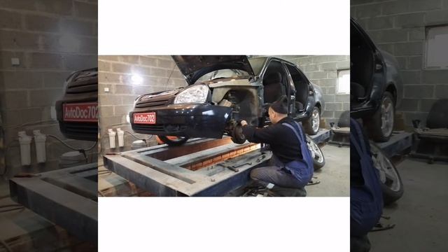 Ремонт переднего стакана Приора#bodyrepair #garage #кузовнойремонт #приора#стакан#сварка#гараж