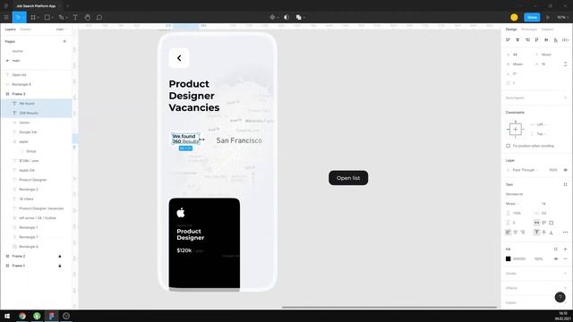Job Search App UI Design in Figma | Web Design Speedart Tutorial + Free .fig Project смотреть онлайн