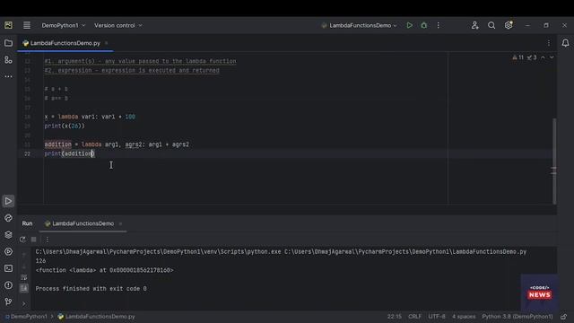 Lambda function in Python | Python lambda function смотреть онлайн