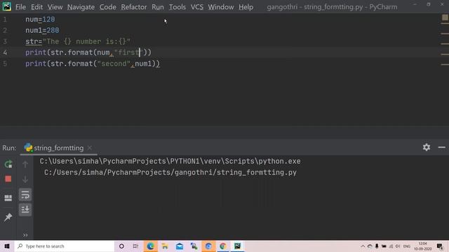 Formatting Strings In Python||Python Programming For Begginers part-30 смотреть онлайн