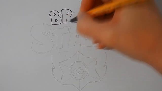 Как нарисовать ЛОГОТИП БРАВЛ СТАРС, Рисуем Просто/686/How to draw the BRAVEL stars LOGO смотреть онлайн
