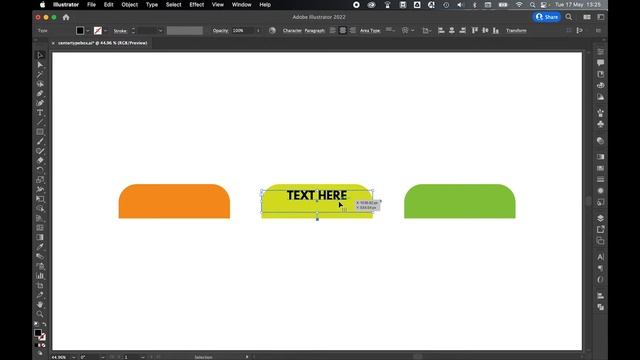 How To Center Text In A Text Box In Illustrator CC смотреть онлайн