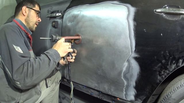 кузовной ремонт своими руками, рихтовка споттером смотреть онлайн