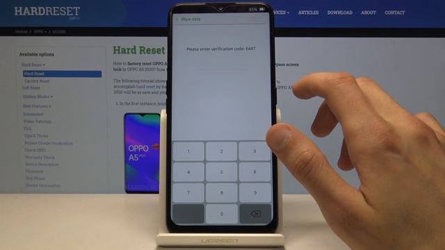 HARD RESET OPPO A5 2020 - Wipe Data / Erase Storage смотреть онлайн