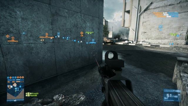 Battlefield 3 Record Test - Xeon X5650 AMD CrossFireX 7950 - Max settings смотреть онлайн