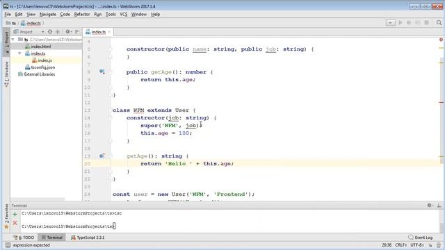 Урок 8 Курс по TypeScript TS Наследование классов смотреть онлайн