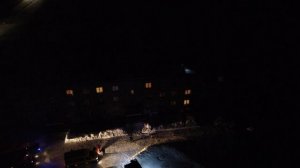 Ночной пожар в Константиново