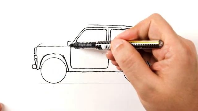 Как нарисовать машину ЗАЗ-965 смотреть онлайн
