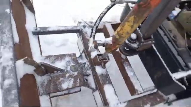 Самодельный отвал на минитрактор  Катман XD35.4для снега и не только