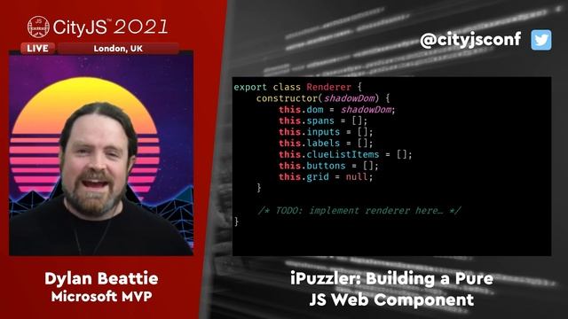 DYLAN BEATTIE - iPuzzler: Building a Pure JS Web Component - #CITYJS2021 смотреть онлайн